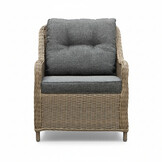 Arizona stoel-bank loungeset 5 personen | wicker | Ash Grey | 4-delig
