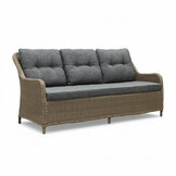 Arizona stoel-bank loungeset 5 personen | wicker | Ash Grey | 4-delig