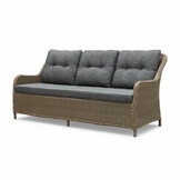 Arizona stoel-bank loungeset 5 personen | wicker | Ash Grey | 4-delig