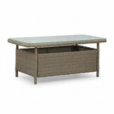 Arizona stoel-bank loungeset 5 personen | wicker | Ash Grey | 4-delig