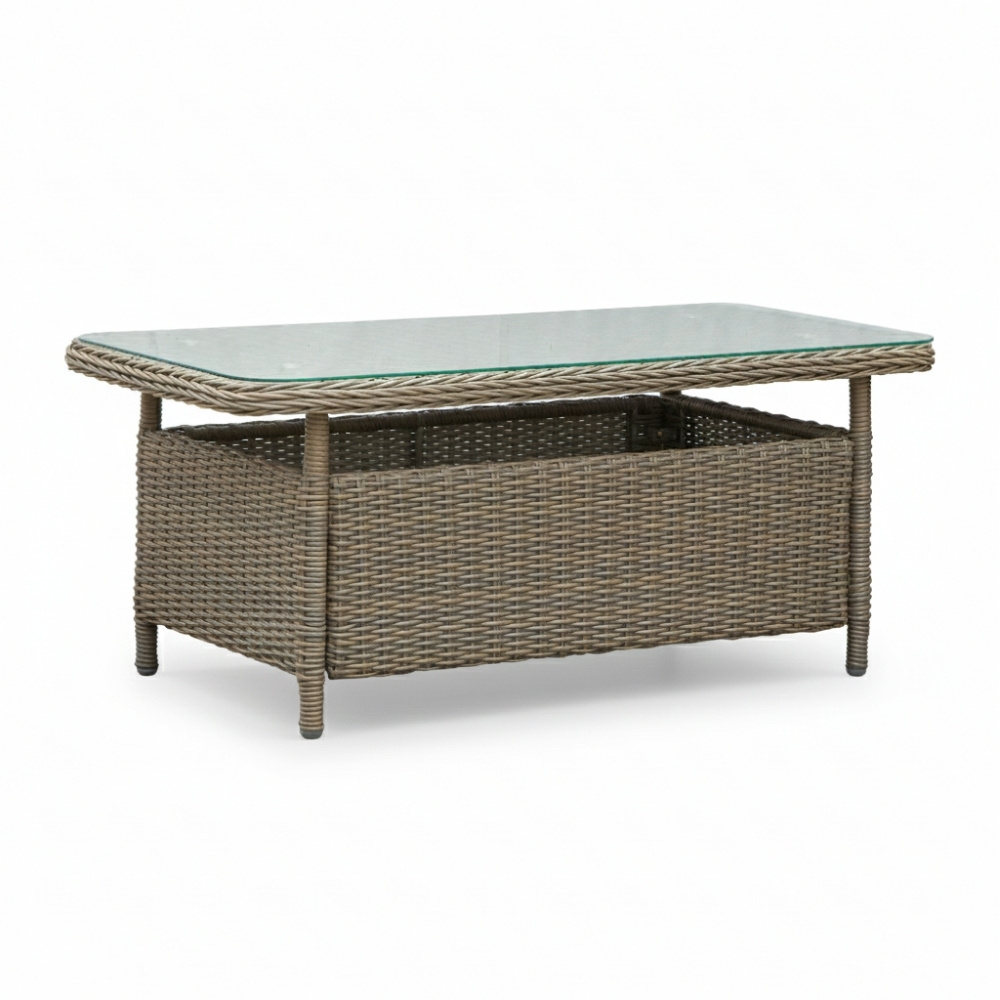 Arizona stoel-bank loungeset 5 personen | wicker | Ash Grey | 4-delig