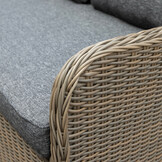 Arizona stoel-bank loungeset 5 personen | wicker | Ash Grey | 4-delig