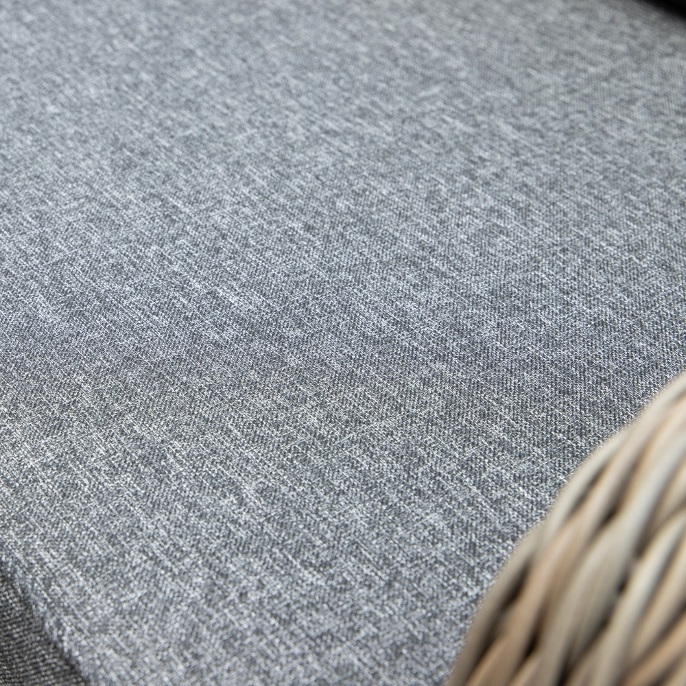 Arizona stoel-bank loungeset 5 personen | wicker | Ash Grey | 4-delig