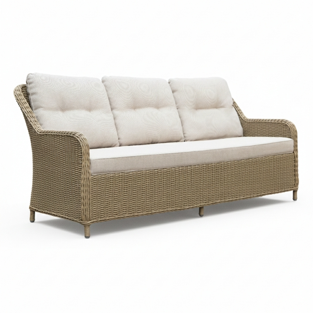 Arizona stoel-bank loungeset 5 personen | wicker | Royal Sand | 4-delig