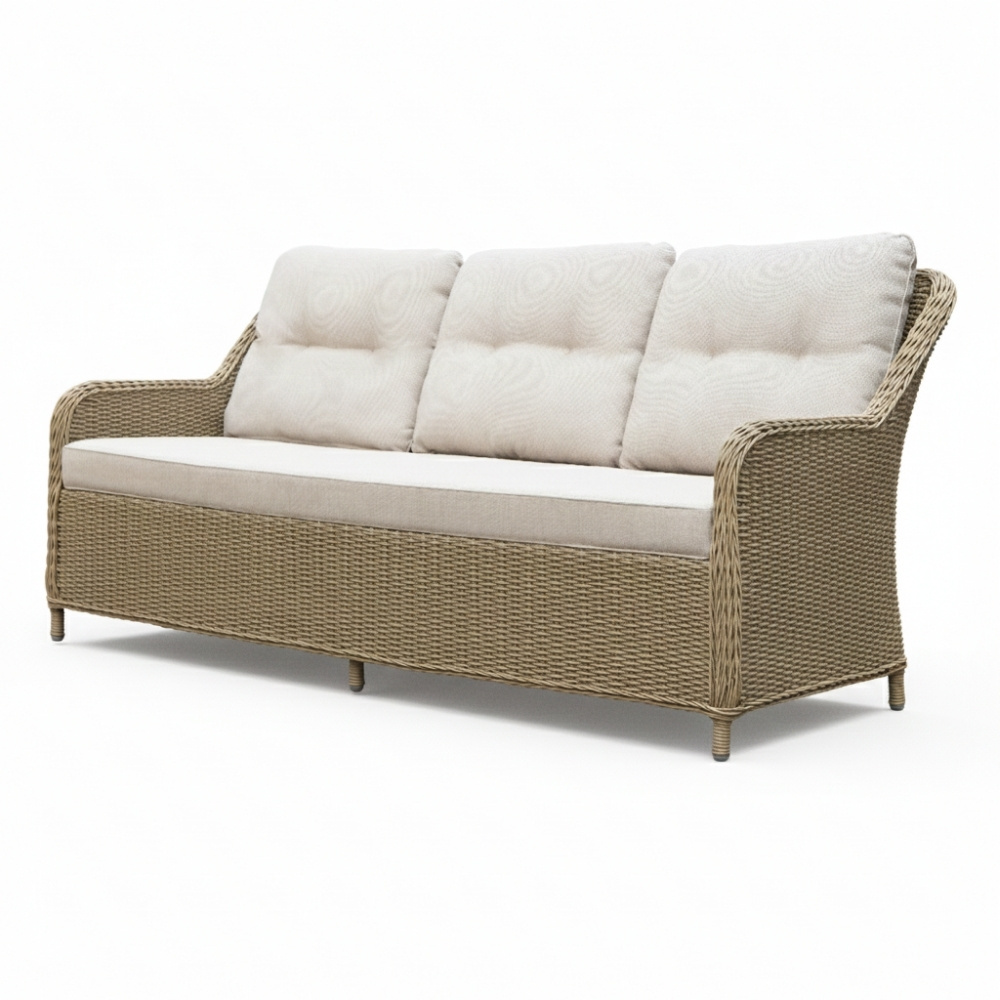 Arizona stoel-bank loungeset 5 personen | wicker | Royal Sand | 4-delig