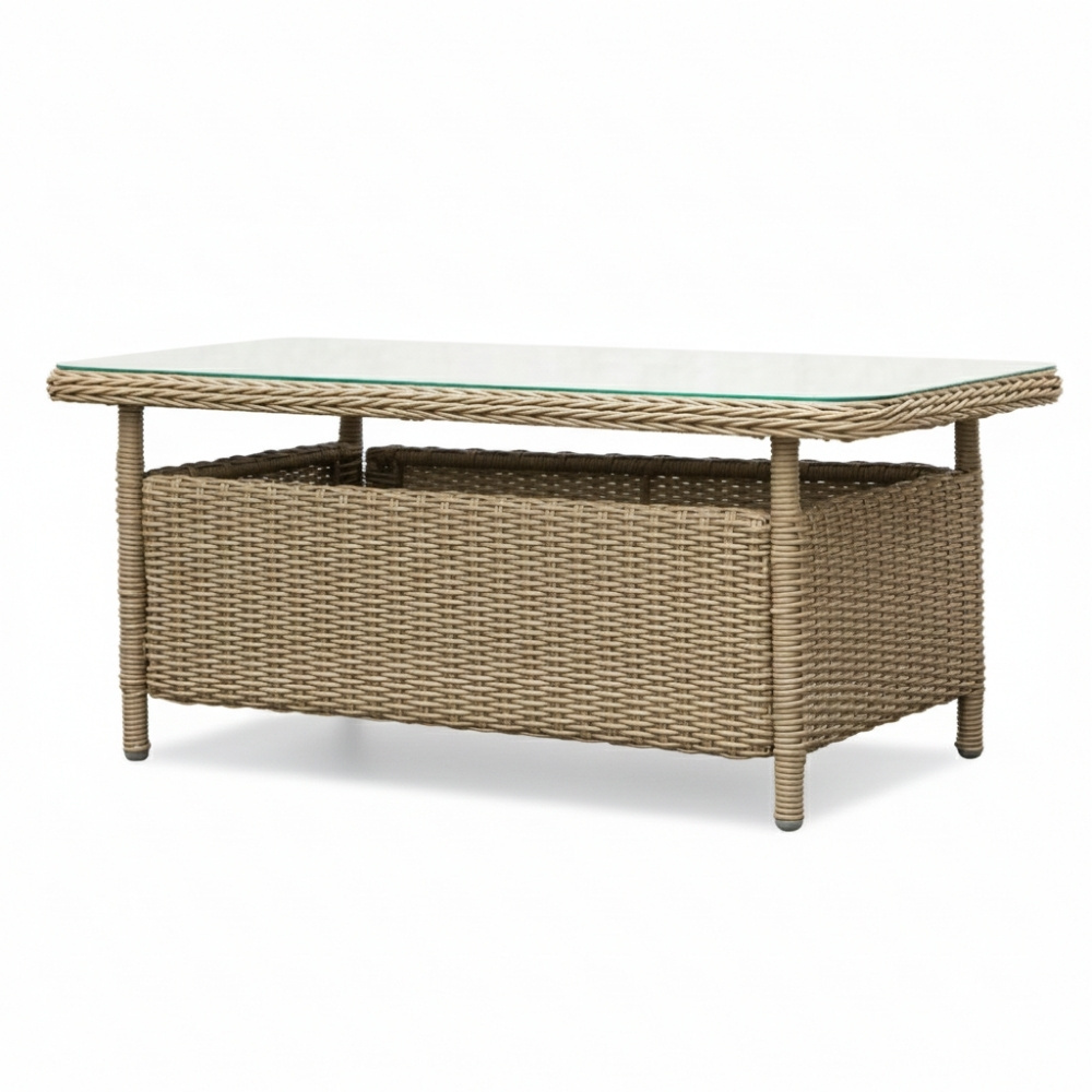 Arizona stoel-bank loungeset 5 personen | wicker | Royal Sand | 4-delig