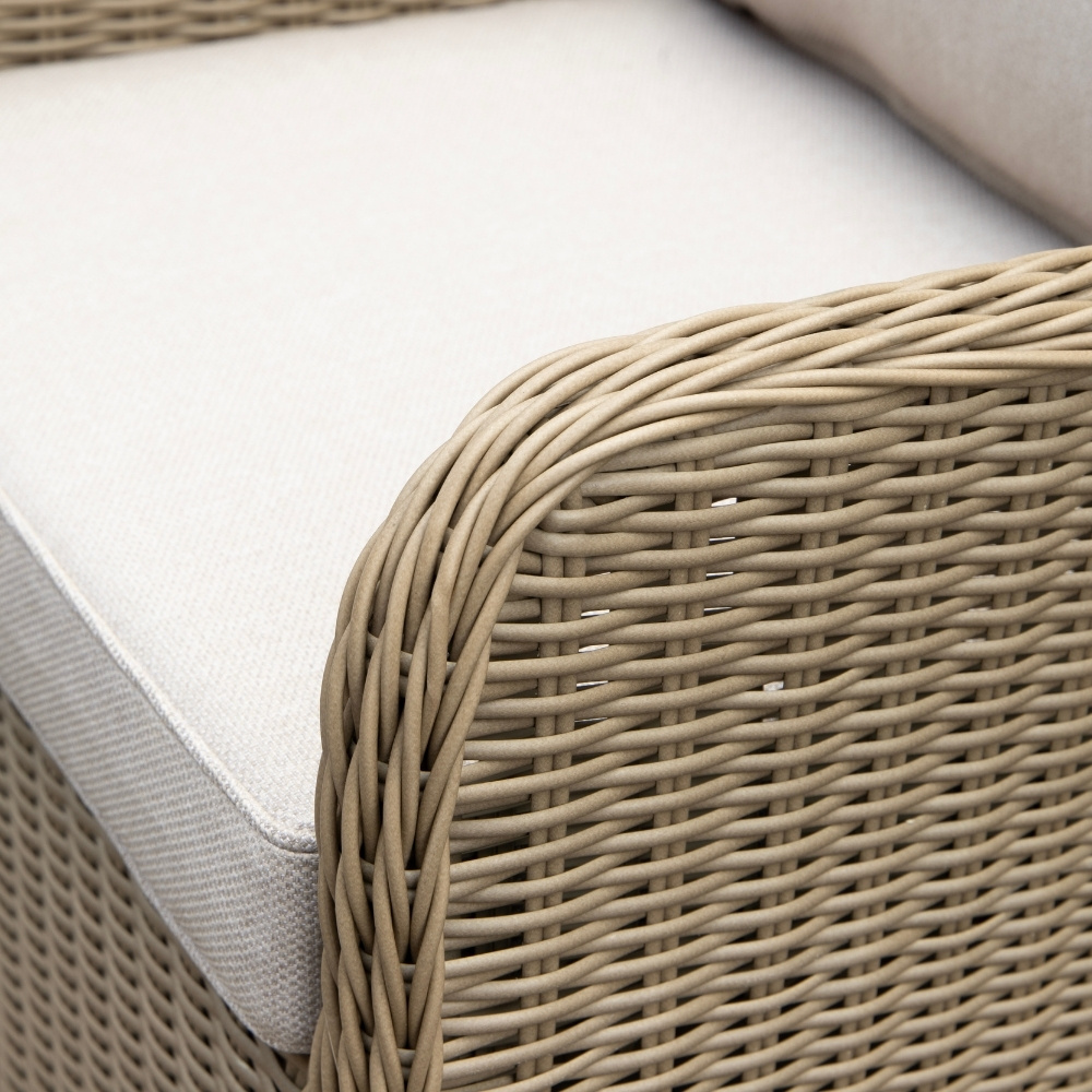 Arizona stoel-bank loungeset 5 personen | wicker | Royal Sand | 4-delig