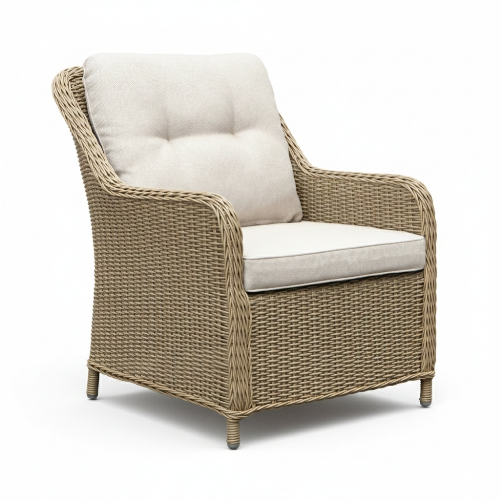 Arizona stoel-bank loungeset 5 personen | wicker | Royal Sand | 4-delig