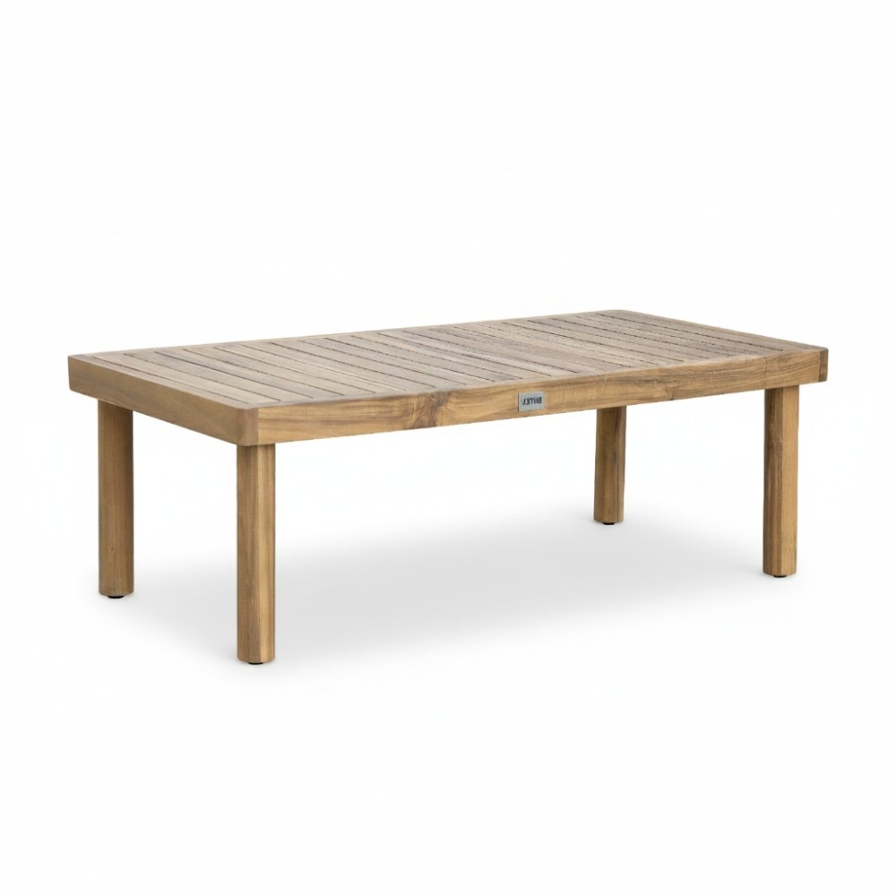 Sienna loungetafel | hardhout | light teak look | 120x60cm afbeelding