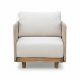 Sienna stoel-bank loungeset 5 personen incl. tafel | touw + aluminium | zand | 5-delig