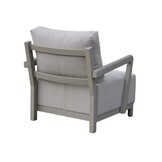 Amalfi stoel-bank loungeset 5 personen | aluminium + polywood | beige | 3-delig