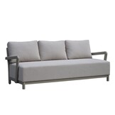 Amalfi stoel-bank loungeset 5 personen | aluminium + polywood | beige | 3-delig
