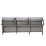 Amalfi stoel-bank loungeset 5 personen | aluminium + polywood | beige | 3-delig