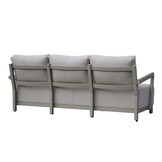 Amalfi stoel-bank loungeset 5 personen | aluminium + polywood | beige | 3-delig