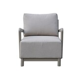 Amalfi stoel-bank loungeset 5 personen incl. tafels | aluminium + polywood | beige | 5-delig