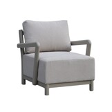 Amalfi stoel-bank loungeset 5 personen incl. tafels | aluminium + polywood | beige | 5-delig