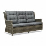 Belfort stoel-bank loungeset - verstelbaar 5 personen | wicker | Kobo Grey | 4-delig