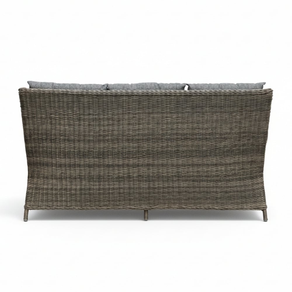 Belfort stoel-bank loungeset - verstelbaar 5 personen | wicker | Kobo Grey | 4-delig