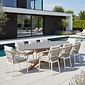 BUITEN living Livorno/Dakota beige/wit dining tuinset | 8 personen | betonlook + touw | 280cm ovaal