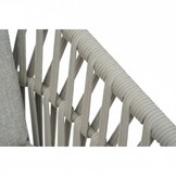 Mykonos dining tuinstoel | touw + aluminium | beige