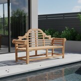 Marlborough 3-zits tuinbank | teakhout | Natural Teak | 200cm