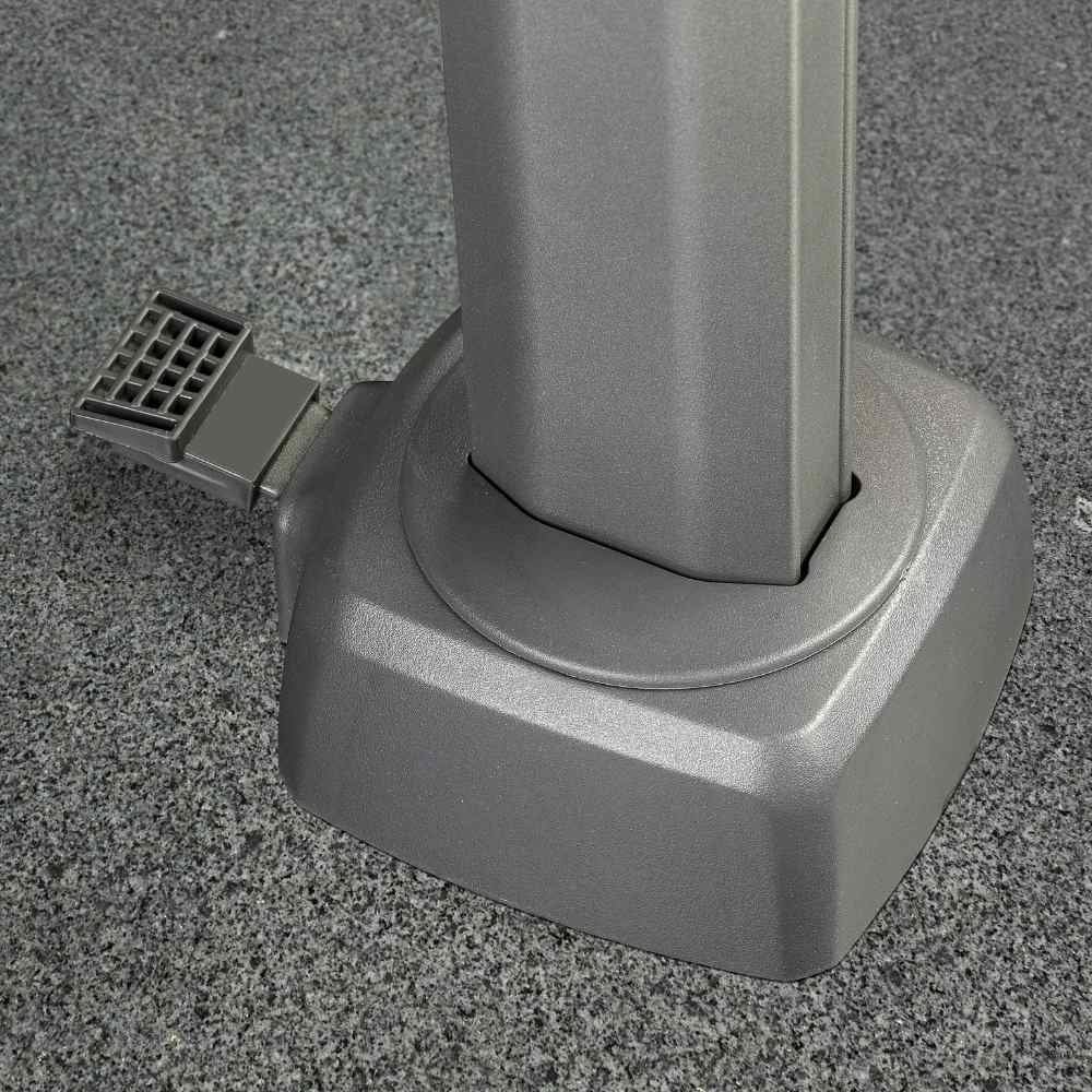 Voyager T² zweefparasol | 270x270cm | antraciet