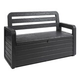 Foreverspring tuinbank opbergbox | 270L | antraciet