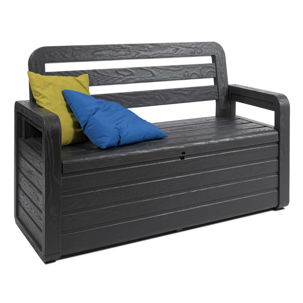 Foreverspring tuinbank opbergbox | 270L | antraciet