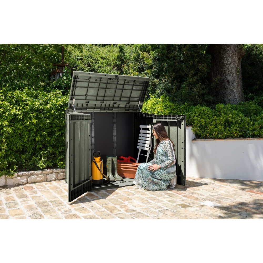 Storer plus XL opbergbox | 1270L | Forest Green