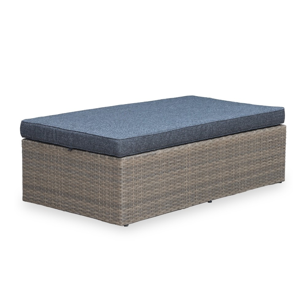 Rio ligbed loungeset modulair 8 personen | wicker | Kobo Grey | 5-delig - 258x193cm
