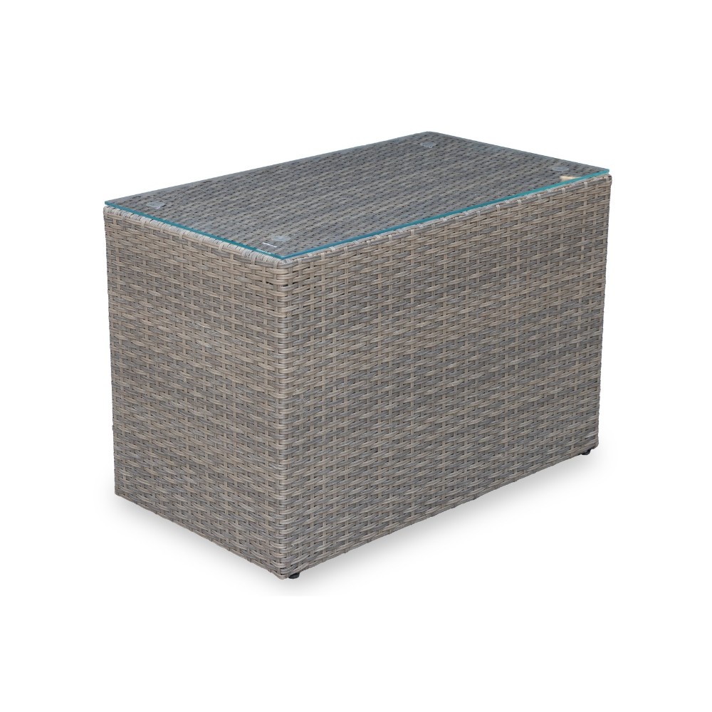 Rio ligbed loungeset modulair 8 personen | wicker | Kobo Grey | 5-delig - 258x193cm