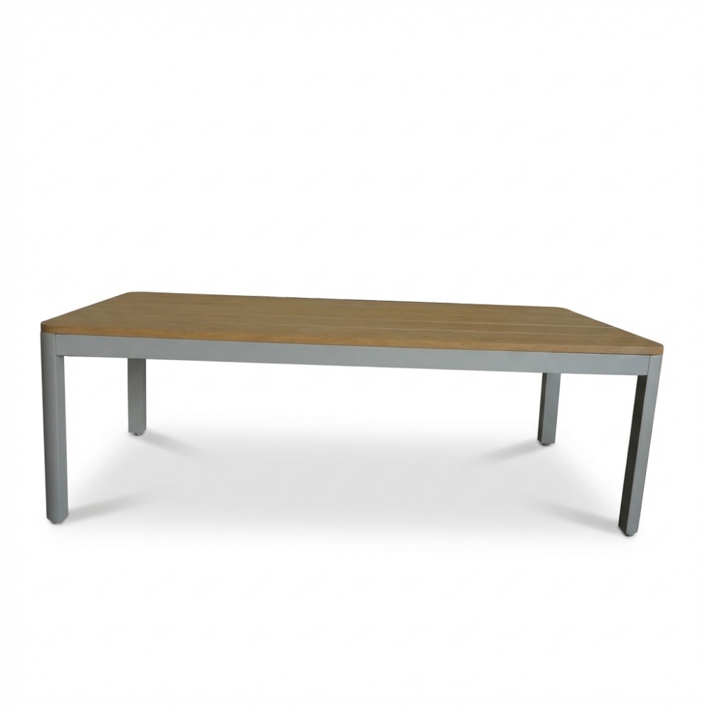 Tokyo hoek loungeset 6 personen incl. tafel | aluminium + polywood | beige | 4-delig - 264x204cm