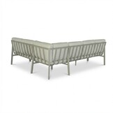 Tokyo hoek loungeset 6 personen | aluminium + polywood | beige | 3-delig - 264x204cm