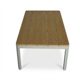 Tokyo loungetafel | aluminium + polywood | beige | 120x65cm