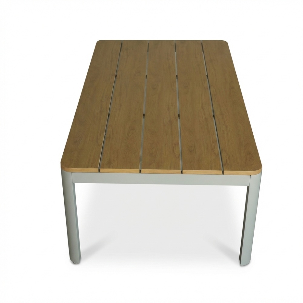 Tokyo loungetafel | aluminium + polywood | beige | 120x65cm