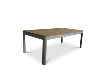 Tokyo loungetafel | aluminium + polywood | beige | 120x65cm