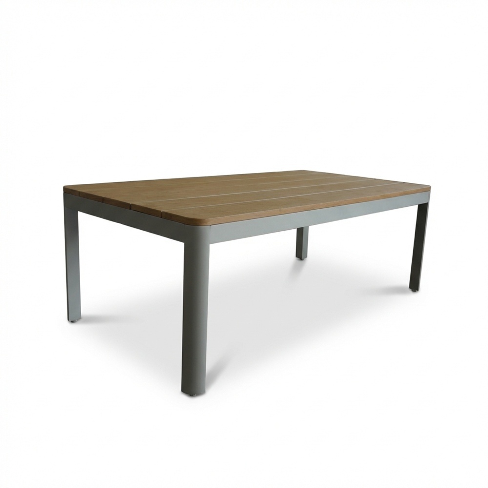Tokyo loungetafel | aluminium + polywood | beige | 120x65cm