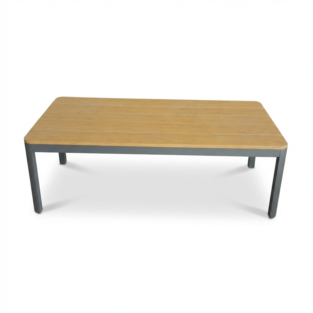 Tokyo hoek loungeset 6 personen incl. tafel | aluminium + polywood | antraciet | 4-delig - 264x204cm