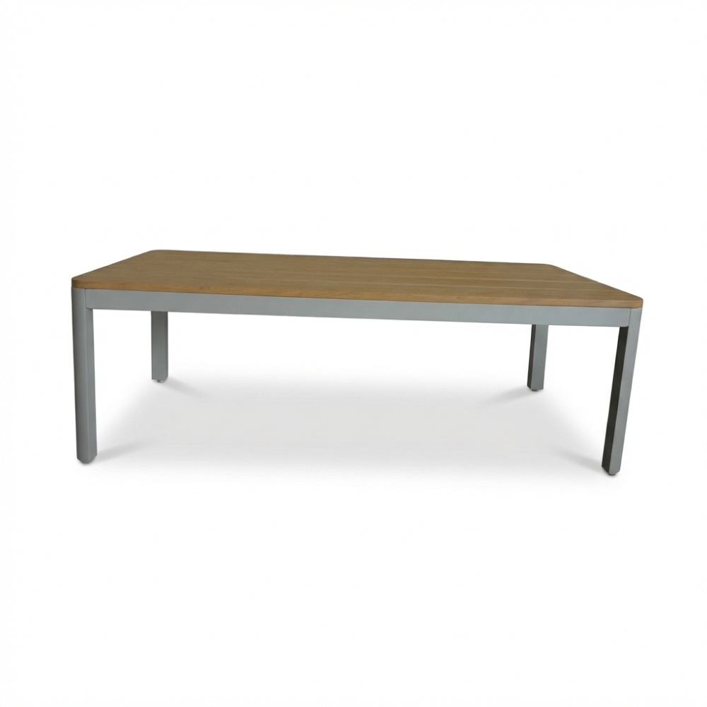 Tokyo stoel-bank loungeset 5 personen incl. tafel | aluminium + polywood | beige | 4-delig