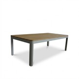 Tokyo stoel-bank loungeset 5 personen incl. tafel | aluminium + polywood | beige | 4-delig
