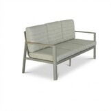 Tokyo stoel-bank loungeset 5 personen incl. tafel | aluminium + polywood | beige | 4-delig