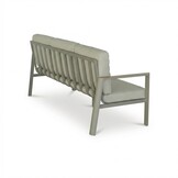 Tokyo stoel-bank loungeset 5 personen incl. tafel | aluminium + polywood | beige | 4-delig