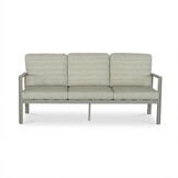 Tokyo stoel-bank loungeset 5 personen | aluminium + polywood | beige | 3-delig