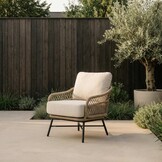 Ventura low dining tuinset | 6 personen | teakhout + touw | 150cm rond