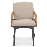 Alicante dining tuinstoel | wicker + aluminium | zand