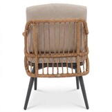 Alicante dining tuinstoel | wicker + aluminium | zand