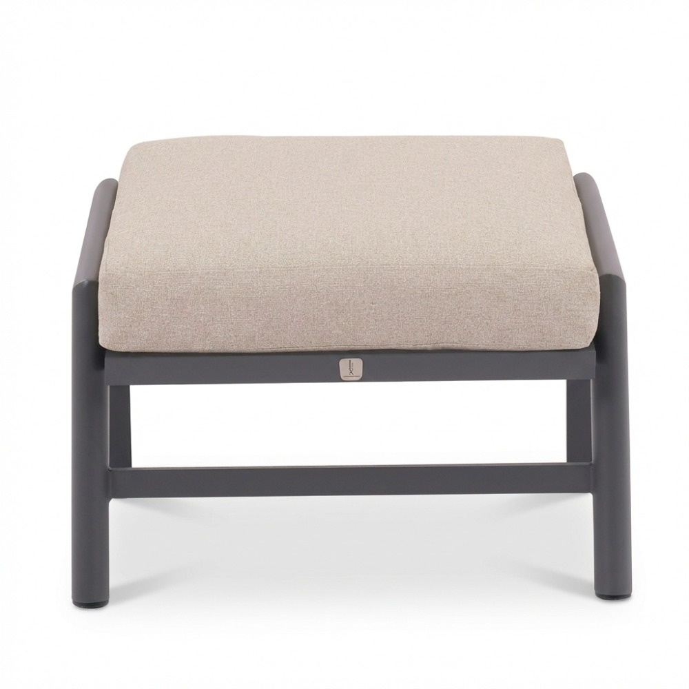 Boston lounge balkonset - verstelbaar 2 personen | aluminium + teak | zand | 5-delig