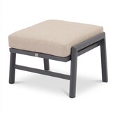 Boston lounge balkonset - verstelbaar 2 personen | aluminium + teak | zand | 5-delig