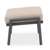 Boston lounge balkonset - verstelbaar 2 personen | aluminium + teak | zand | 5-delig