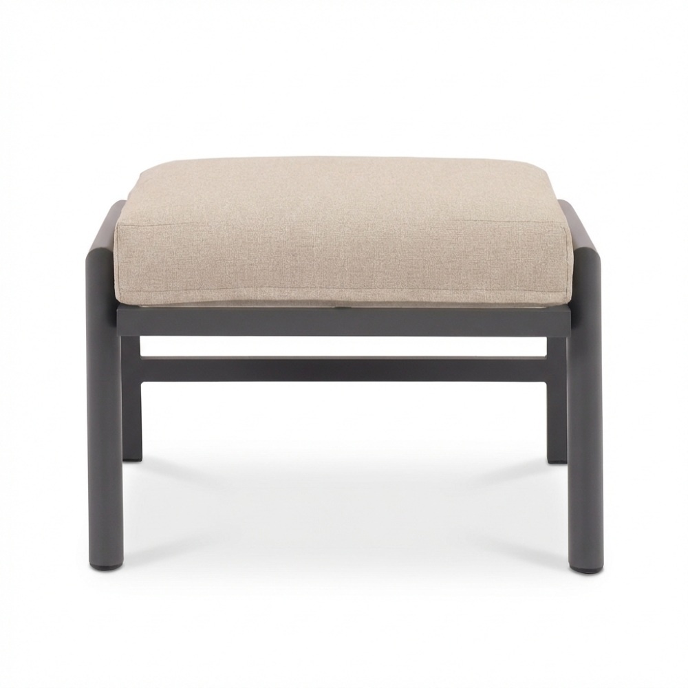 Boston lounge balkonset - verstelbaar 2 personen | aluminium + teak | zand | 5-delig